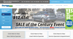 Desktop Screenshot of courtesyfordautos.com